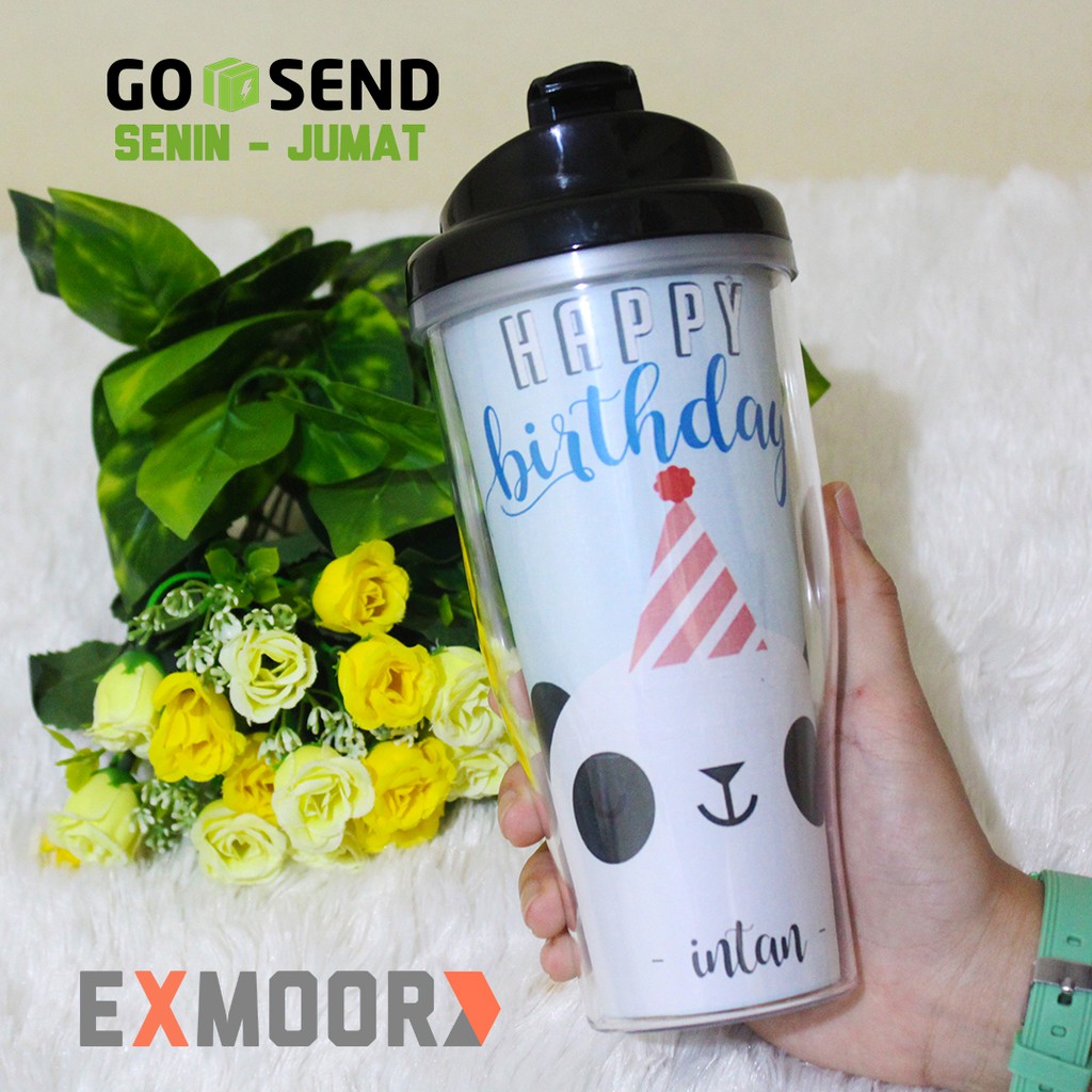 Tumbler Panda Kado Ulang Tahun