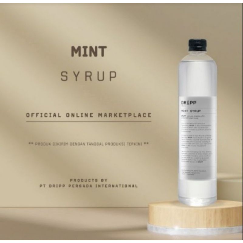 

Dripp syrup minuman sirup mint 760ml