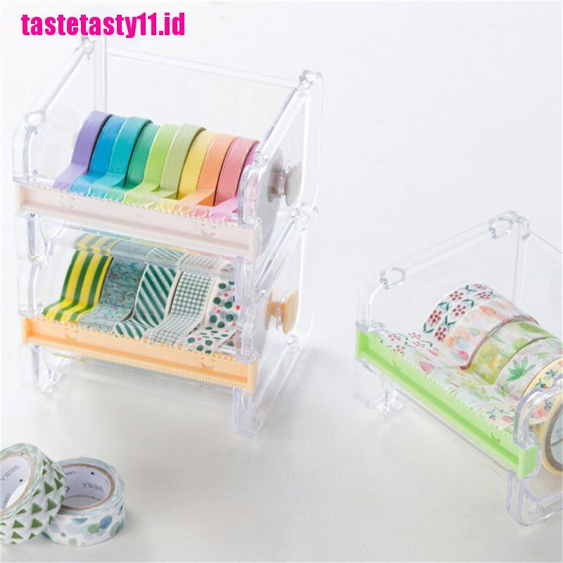 【TTID】Desktop Tape Dispenser Tape Cutter Washi Tape Dispenser Roll Tape Holder