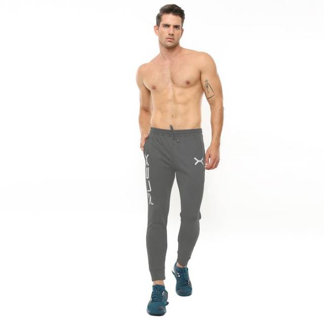 FCS-002AB Celana jogger sport fitness FLEX abu