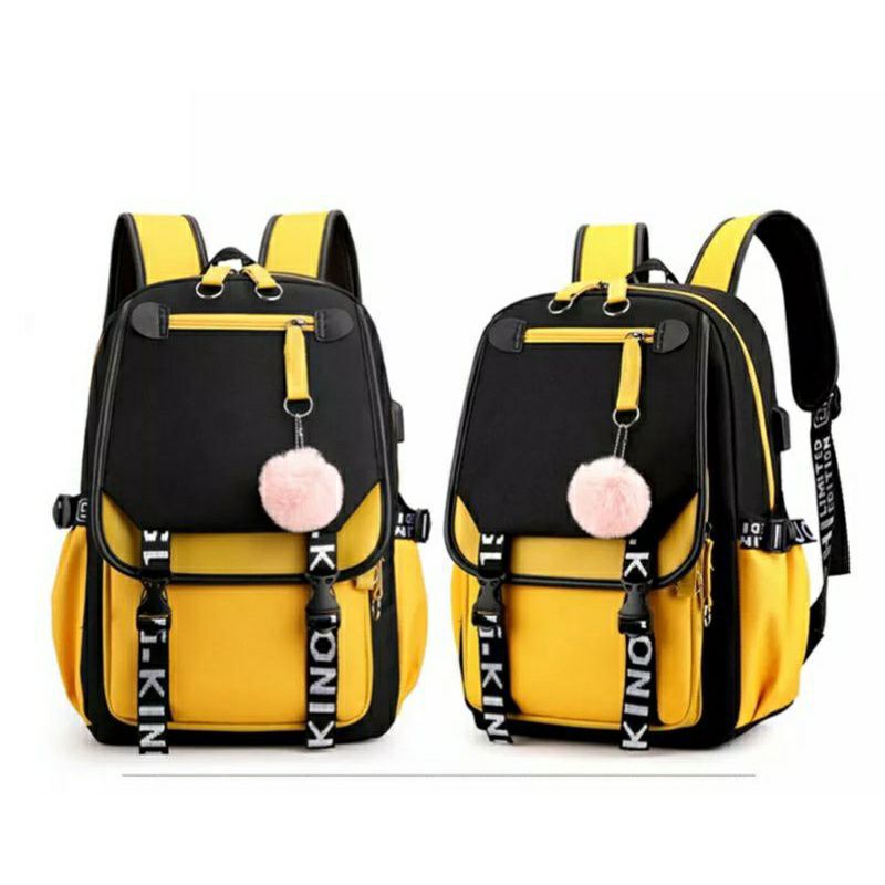 Tas Sekolah Anak Perempuan Sd Smp Sma Backpack Ransel Set R9I7 Gr RW402 Backpack Sekolah Kuliah Ker-5