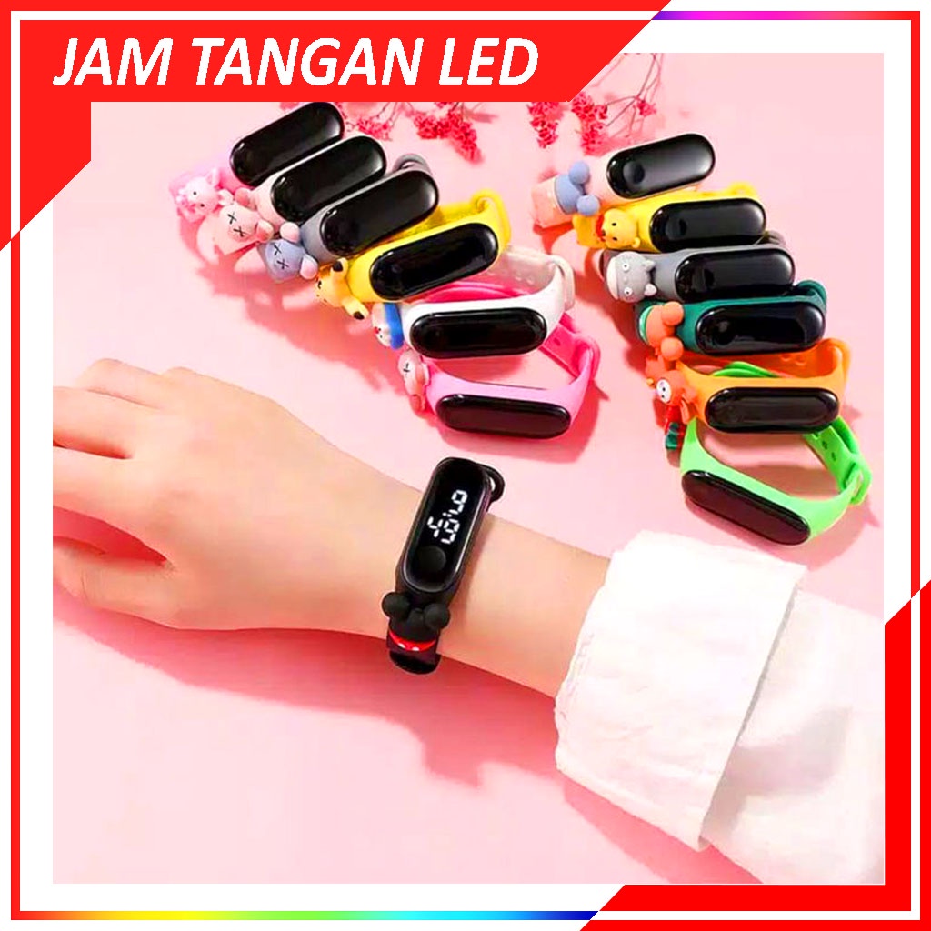 Jam Tangan LED Anak Karakter / Jam Tangan Anak LED Lucu Murah