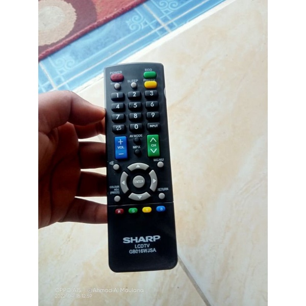 REMOT/REMOTE TV SHARP LED/LCD AQUOS GB016WJSA Tanpa setting