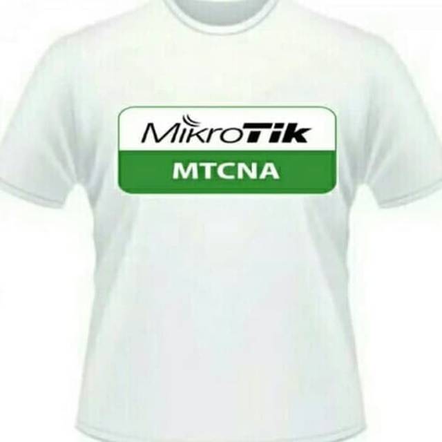 Tshirt baju kaos MIKROTIK MTCNA