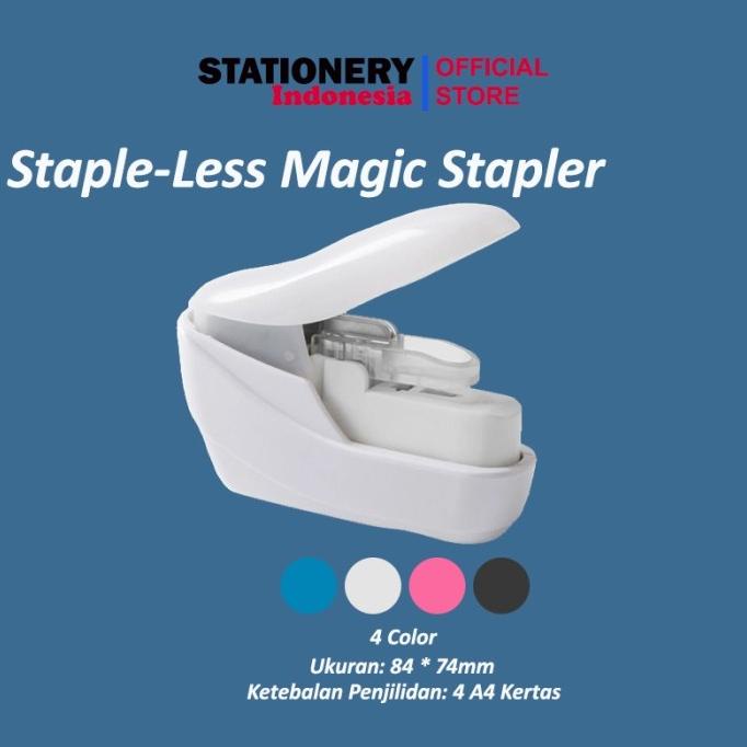 

#@#@#@#@] HU328 Magic Stapler Stapless Stapler Unik Tanpa Isi - KW TRIO 5399