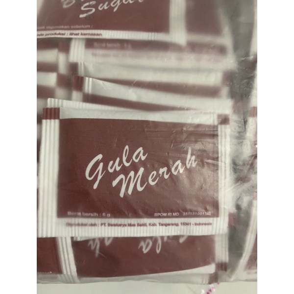 

Gula merah Sachet