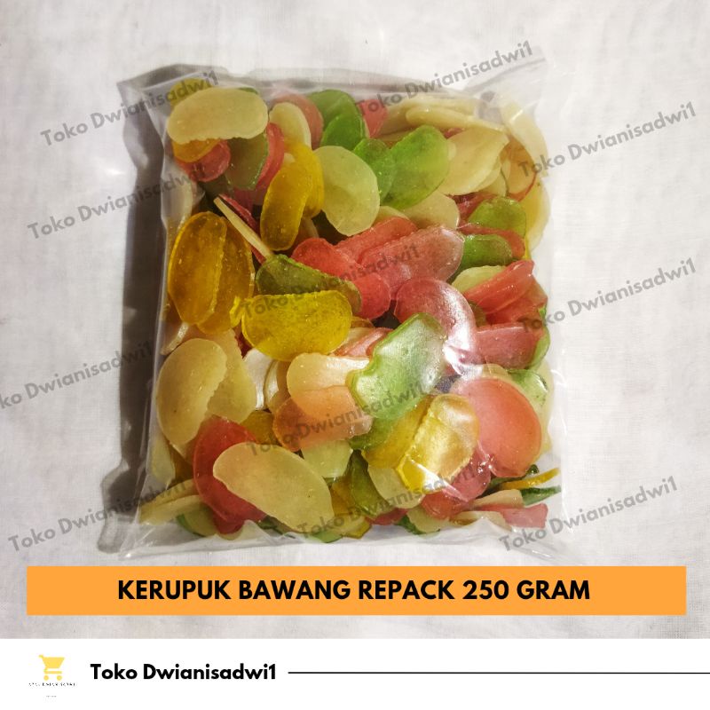 

Kerupuk Bawang Finna Mentah / Kerupuk warna-warni