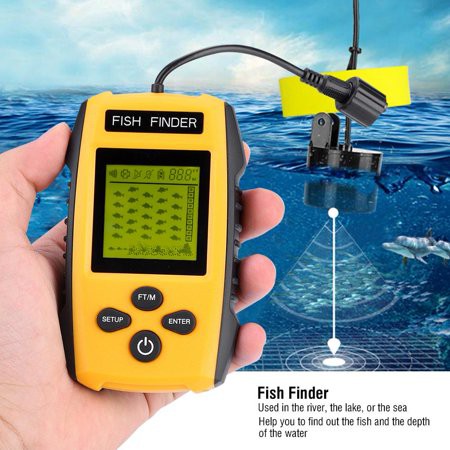 Fish Finder Detektor Pelacak Ikan Fish Finder Portable Tl88e Shopee Indonesia