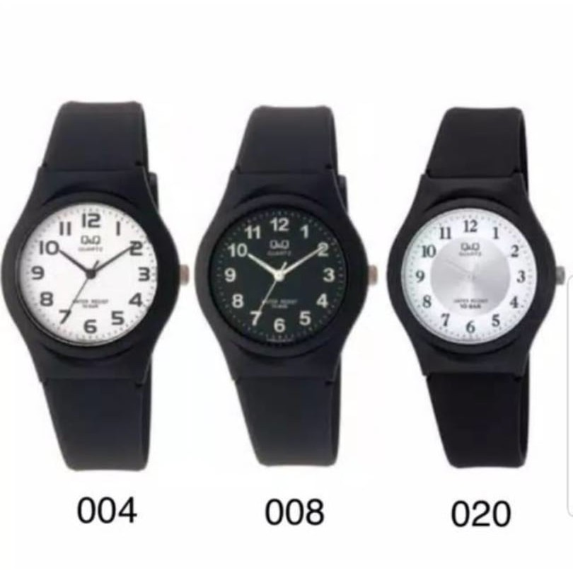 Jam tangan QnQ QQ Q&amp;Q VQ86 ORIGINAL UNISEX (variasi hitam)