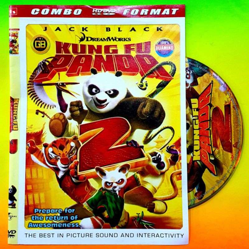 Kaset Disc Video Kartun Anak Film Kungfu Panda 2 - Film Animasi Anak-anak