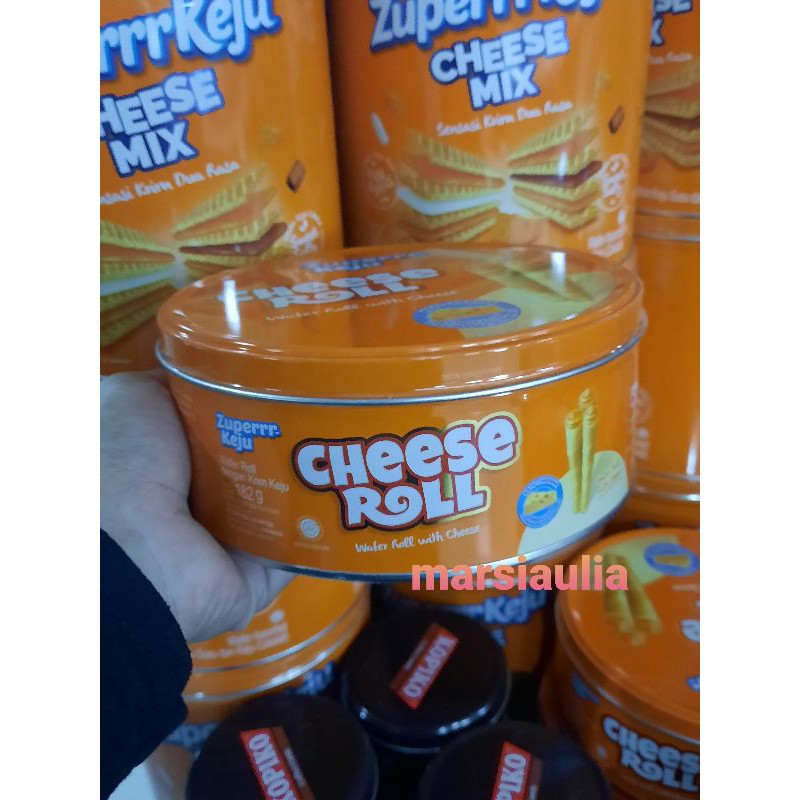 

Zuperrr Keju Chesse Roll 1 Kaleng 156 gr 156 gram cheese roll