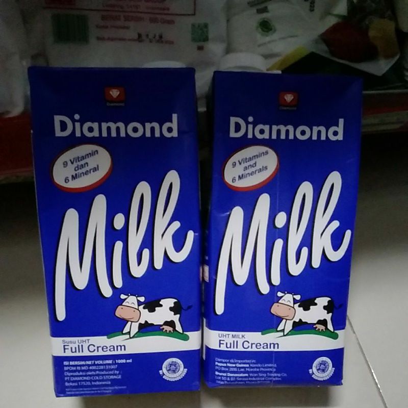 

susu diamond milk full cream 1000 ml