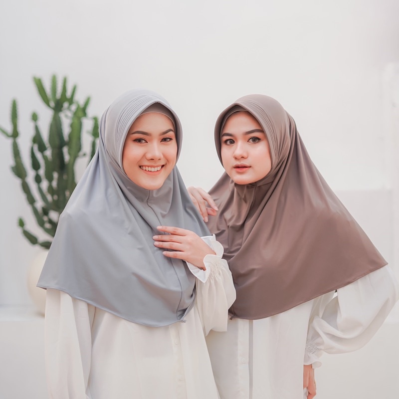 BERGO HAMIDAH MENUTUP DADA / BERGO DEWASA / DAILY HIJAB PET ANTEM JERSEY PREMIUM 100% ORIGINAL