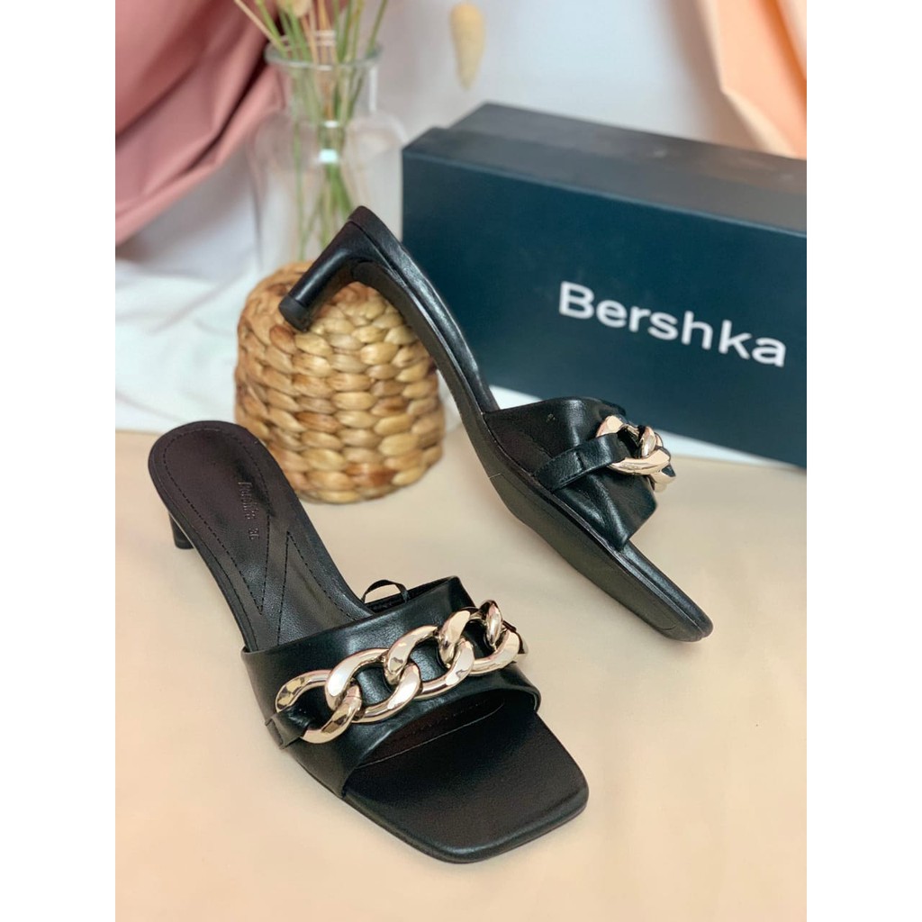 [7.7 Boombastis Sale⚡] - SANDAL WANITA BKS001 HIGH HEEL SANDALS CHAIN PREMIUM IMPORT