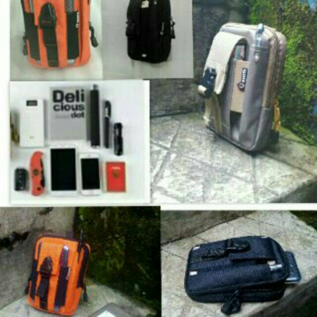 Tas hp pingang 1188 &amp; tas fbi gadget satu paket murah