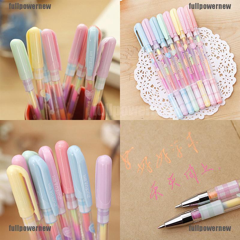 【COD】FLID 1Pcs Pen Ballpoint dengan 6 Warna Lucu