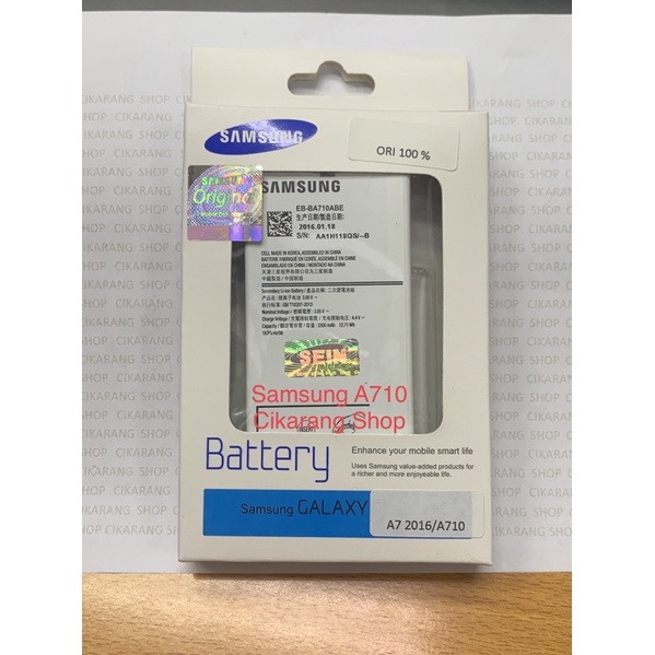 EB-BA710ABE Baterai Samsung A710 A7 2016 J6+ J4+ Battery Original 3300mAh