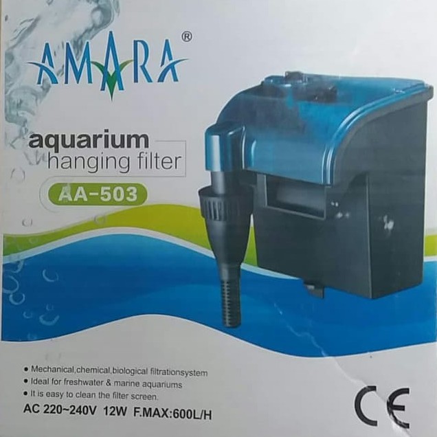 AMARA AA 503 AA503 AA-503 hanging filter gantung hang on aquarium aquascape