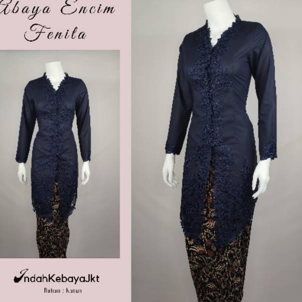 Abaya Kebaya Encim Modern Muslim Hijab Murah