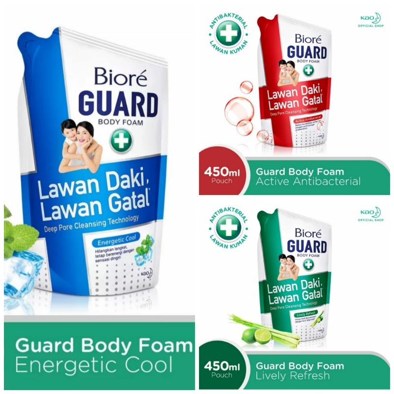 BIORE Guard Sabun Mandi Cair Pouch 450ml