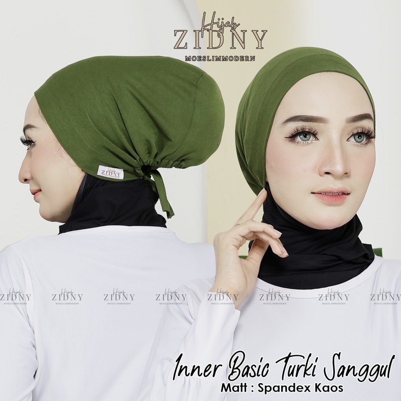 inner basic turki sanggul cepolan besar