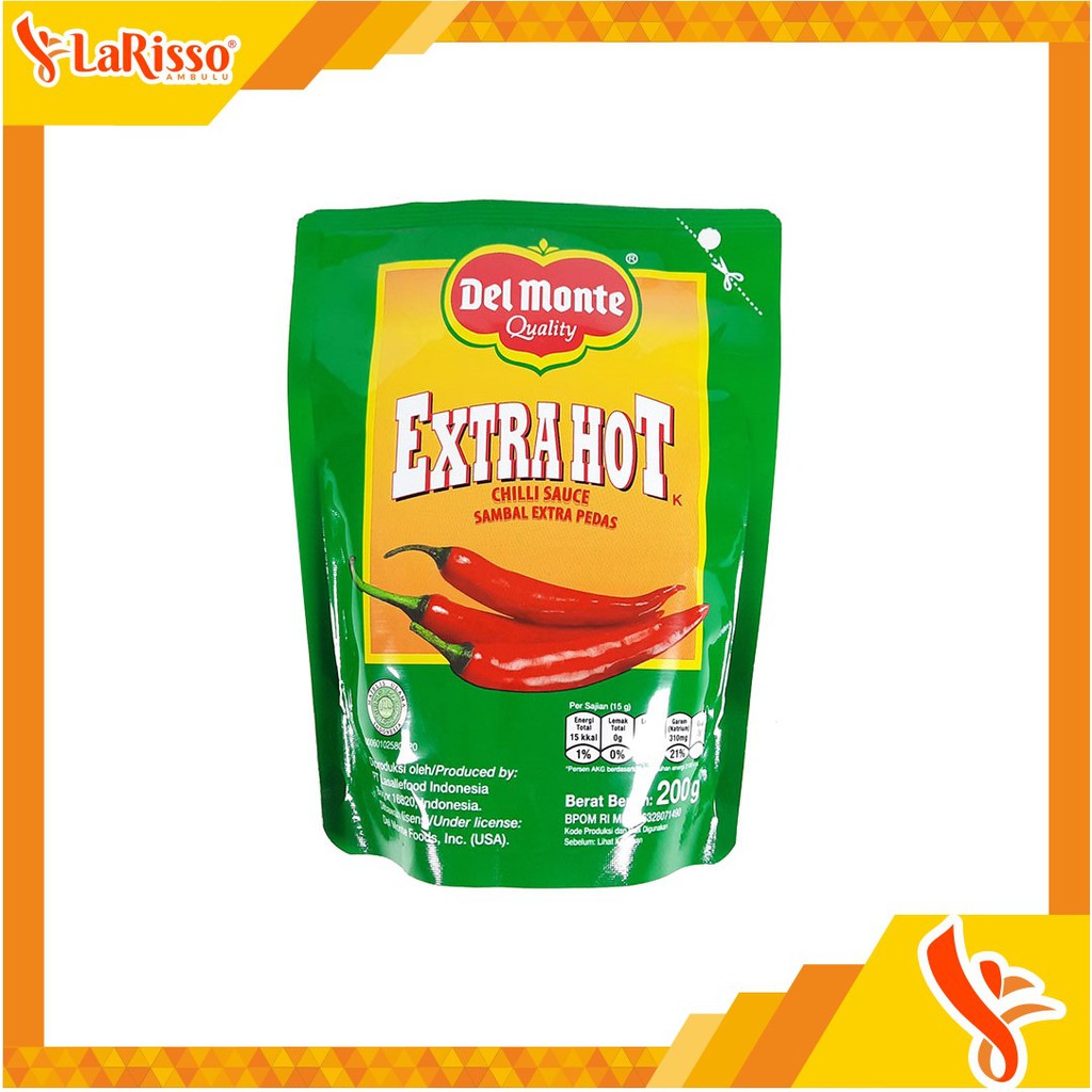 

DELMONTE SAUS KEMASAN POUCH 200GRAM ALL VARIAN