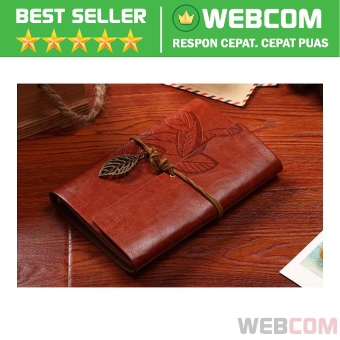 

Notebook Leather Retro Binder Buku Notes Memo Kulit Classic A6