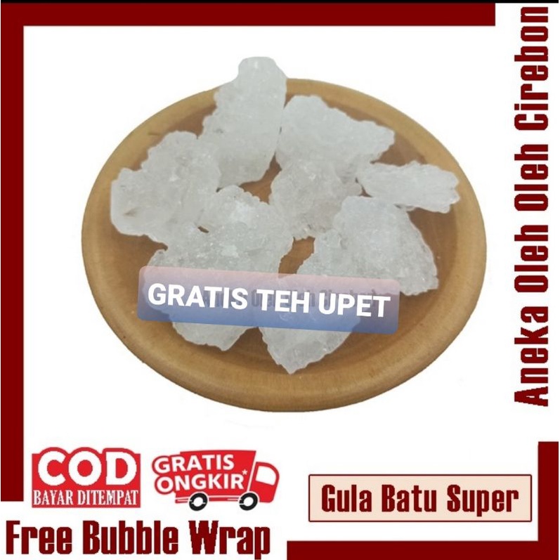 

GULA BATU LECI 250 gram ENAK GRATIS teh upet khas cirebon