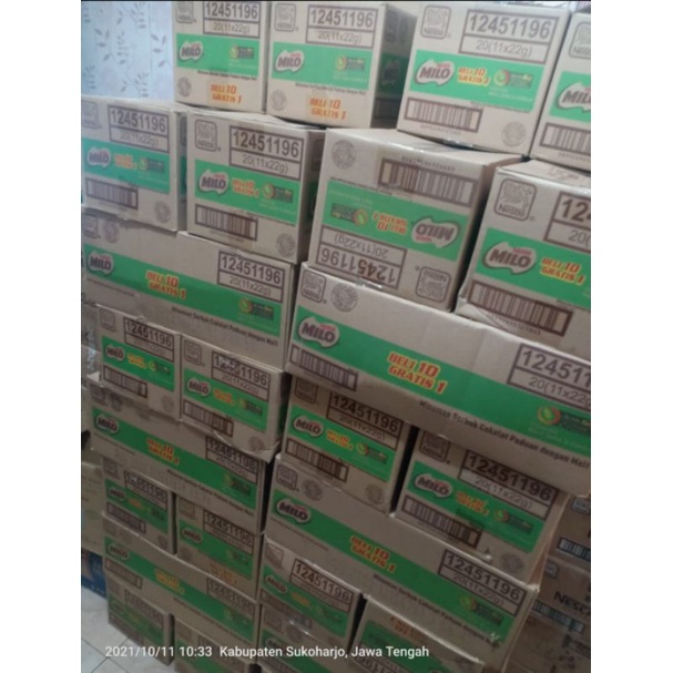 

MILO ACTIVE-GO RENCENG 10 sachet