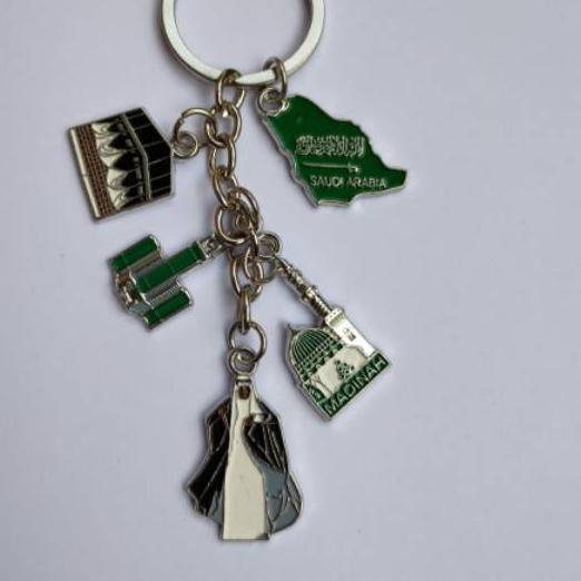 ☉ Souvenir gantungan kunci Mekkah Madinah oleh oleh negara Saudi Arabia ❇