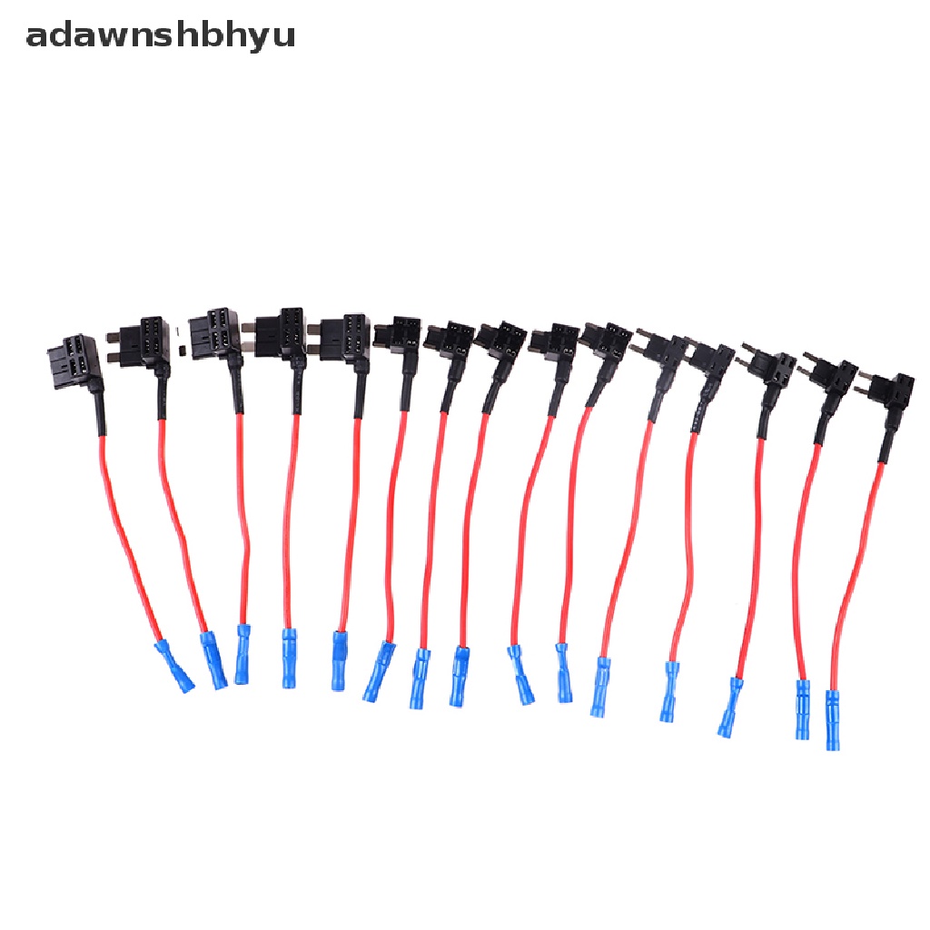 Adawnshbhyu 5PCS Car Fuse Holder Add-a-circuit TAP Adapter Micro Mini Standard ATM Fuse