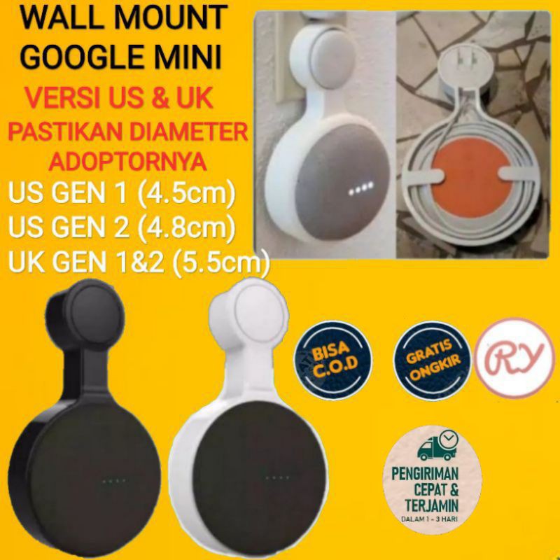 Wall Mount Holder For Google Home Nest Mini 1