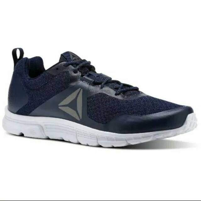 ORIGINAL REEBOK RUN SUPREME 4.0 Cool Navy/Blue/White/Pewter Sepatu Pria