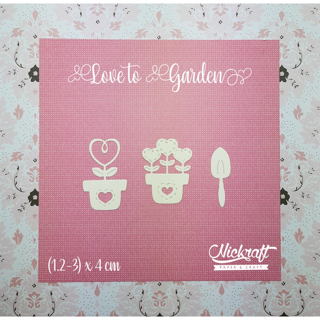 

LOVE TO GARDEN - Bahan Scrapbook