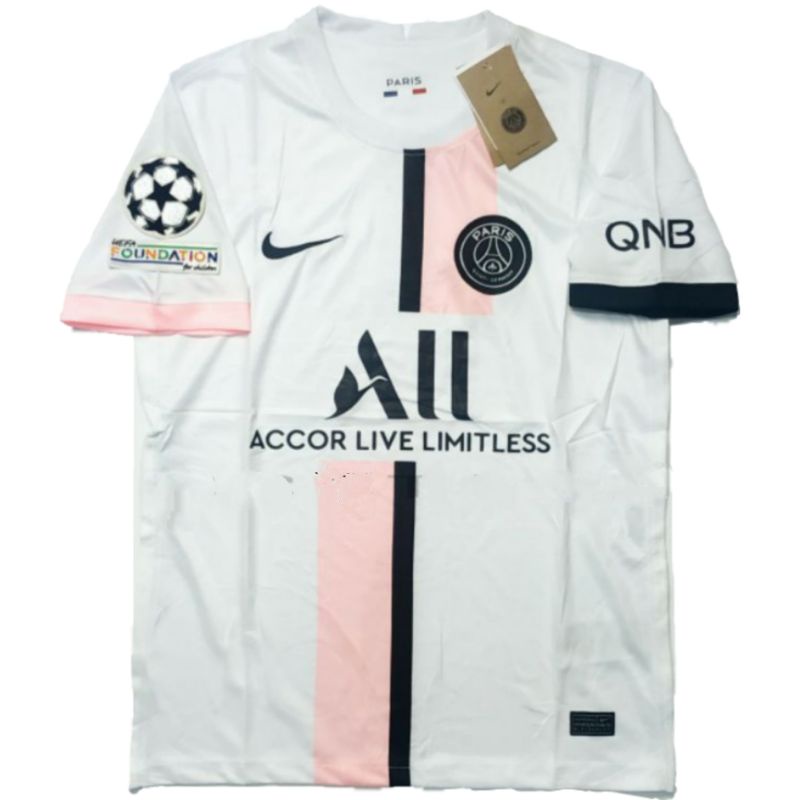 Jersey PSG Away Full Patch UCL Terbaru 2021 / 2022 GO Import
