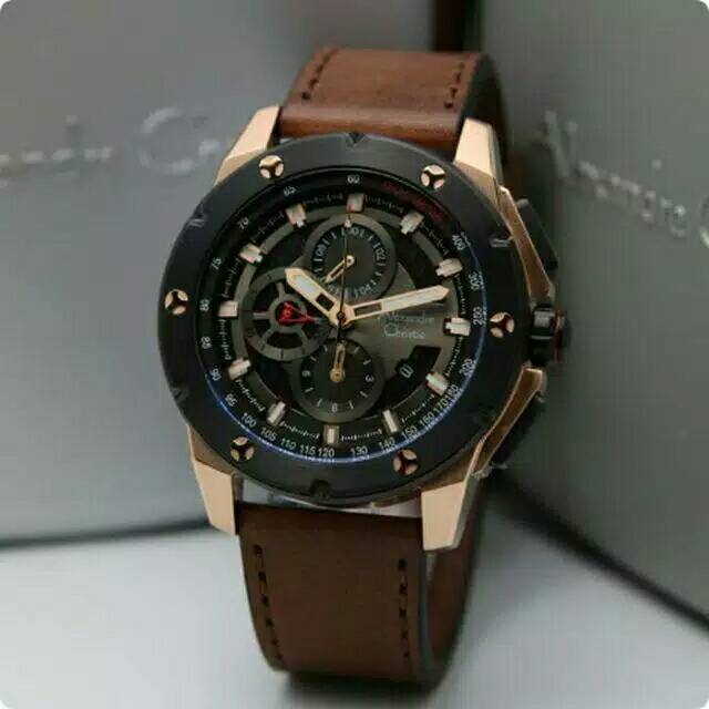 Jam Tangan Pria / Cowok Alexander / Alexandre Christie AC 6549 MC