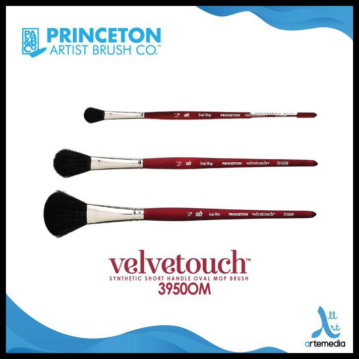 

Kuas Lukis Princeton Velvetouch 3950Om Oval Mop Synthetic Brush Sh - No. 1/4 Pmb480