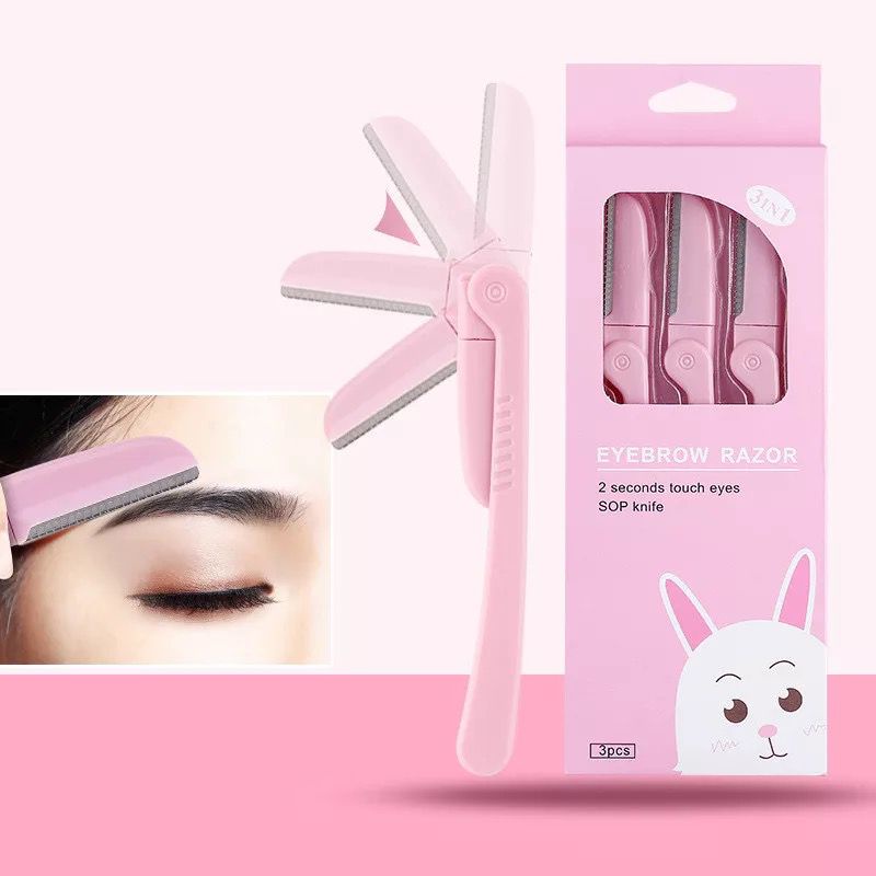 Sisir Lipat / Sisir Bulu Mata /Sisir Alis /Eyelash Comb Lipat Sisir Mascara Mini Lipat Portable-3