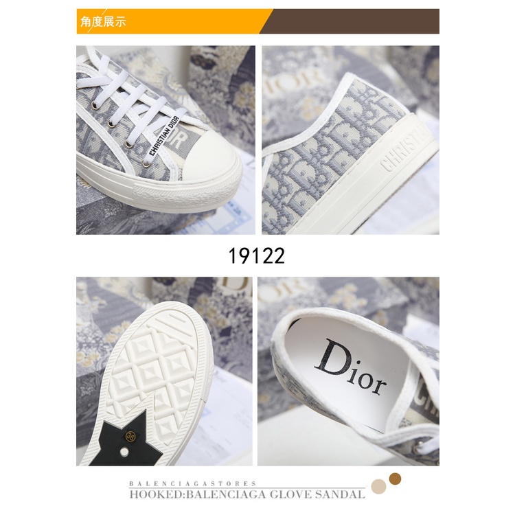 DR Sneaker Oblique Embroidered Cotton #19122