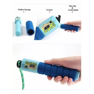 Tali Skipping Jump Rope Lompat Tali With Counter Nyaman Dipakai Untuk Olahraga - Tali Skipping Dengan Penghitung Otomatis