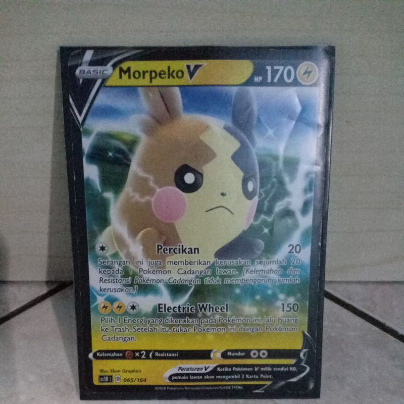 kartu pokemon Morpeko V