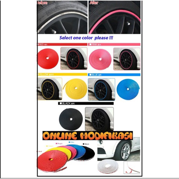 Wheel Protector Pelindung Velg