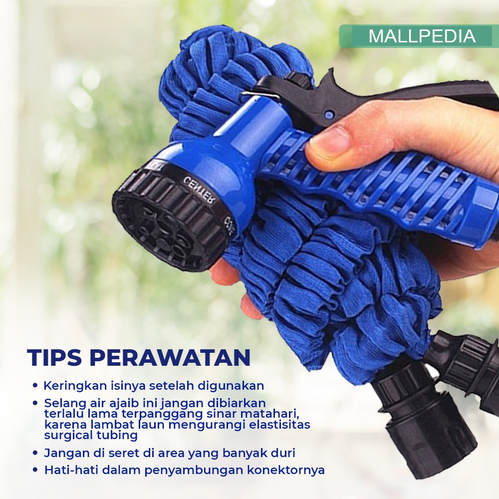 Pro2 Selang Air Magic Hose Semprotan Taman Kebun Elastis 15 Meter  MPRO2