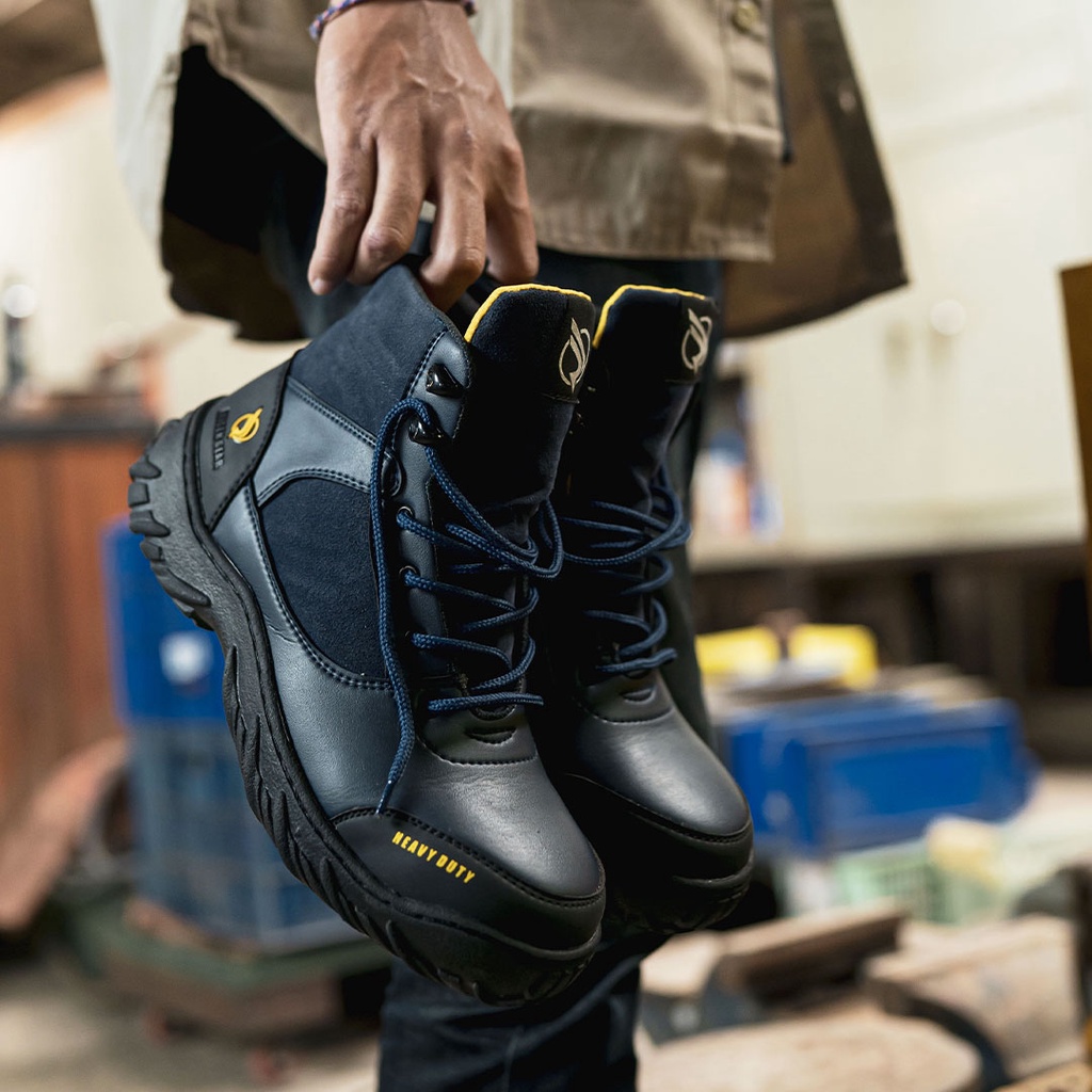 REISEN GEAR - PANTHERA 2.0  | sepatu safety ujung besi model high boots, boot tinggi safety shoes