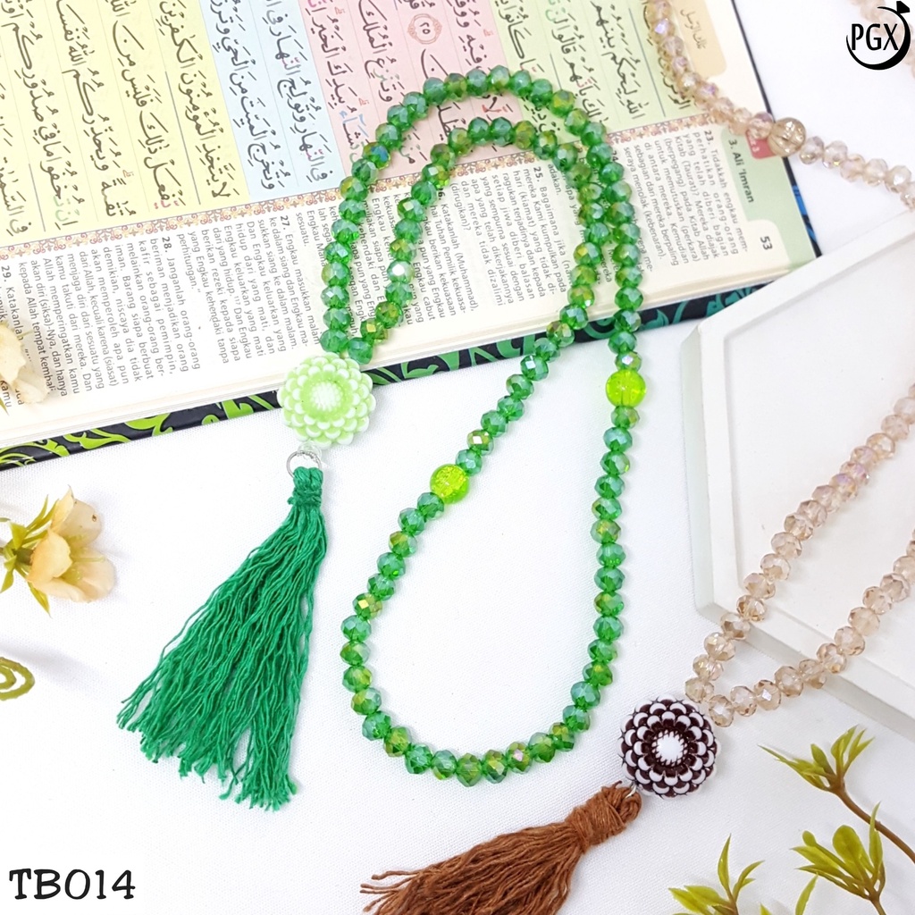 PGX Tasbih Mutiara / Kristal Mewah 99 Butir Fashion Muslim TB014