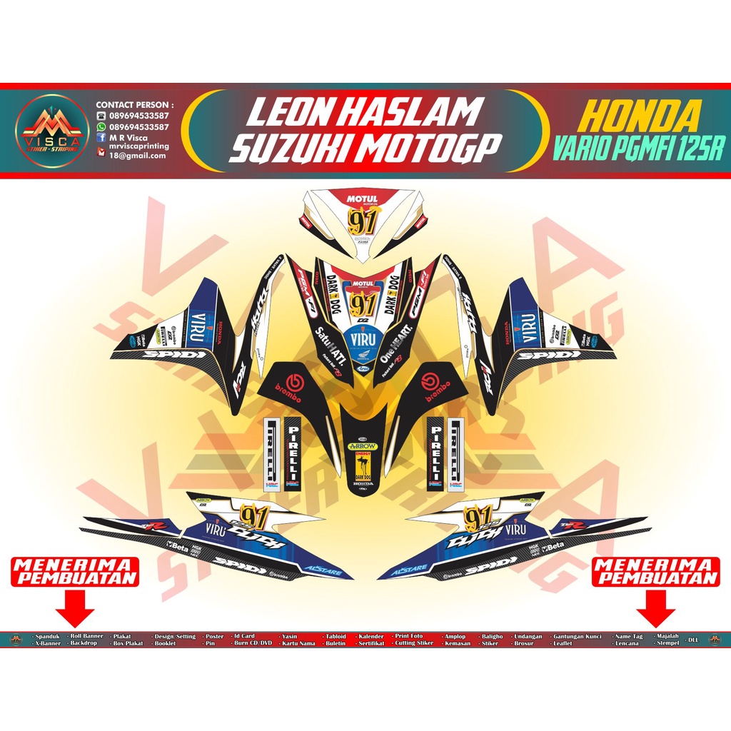 decal honda vario 125 old fullbody - decal fullbody decal vario 125 old