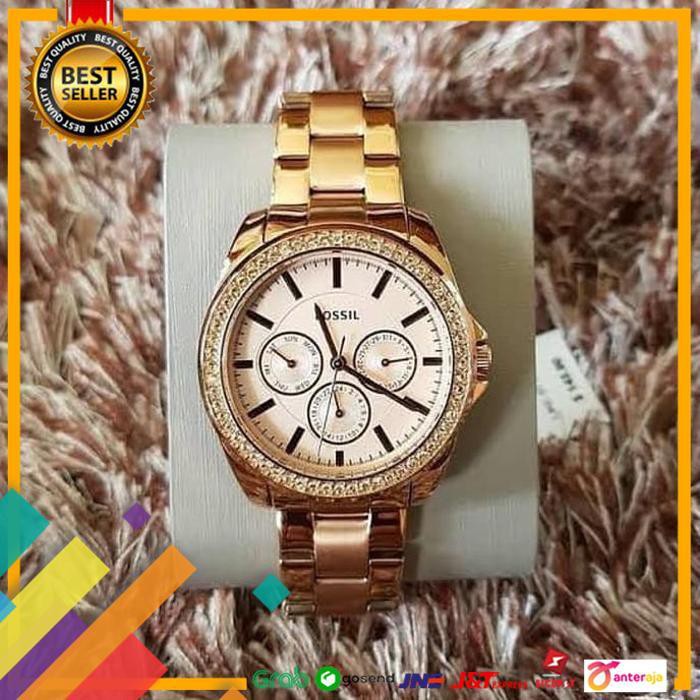 SALE.. JAM FOSSIL JANISE ROSE GOLD ROSEGOLD BQ3316 ORIGINAL ..TERLARIS