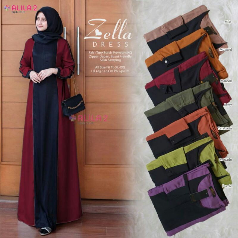 Gamis Zella Dress ||  by Alila