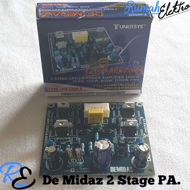 Driver Power 2 Tingkat Full Simetris 1000W DE MIDAZ