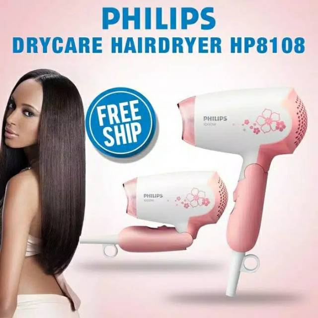 Philips Hairdryer Alat Pengering Rambut HP8108